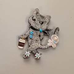 c 15 ミナペルホネンアクセサリー ブローチハンドメイド - メルカリ