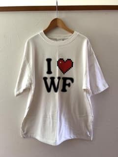 WISH FOREVER Tシャツ ホワイト ロゴ Lのサムネイル