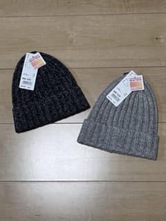 Bruckie様専用　ユニクロ　ニットキャップ2枚セットのサムネイル