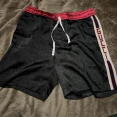 【カイ】GUCCI ブラック レッド ショートパンツ カイ様専用】GUCCI ブラック レッド ショートパンツ - メルカリ