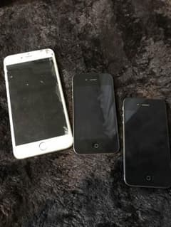 iPhone６＋とiPhone4とiPhone4のサムネイル