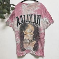 アライア シンガー アーティスト バンド タイダイ 半袖Tシャツ 海外 希少
