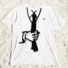 AD2008 コムデギャルソン ネクタイ プリント Tシャツ 白 M アーカイブ