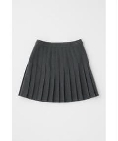 moussy グレー プリーツスカート Sサイズ　タグ付きのサムネイル