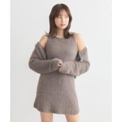 earth music&ecology シャギーミニワンピースのサムネイル