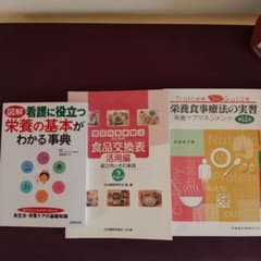 栄養学・食事療法専門書 3冊セットのサムネイル