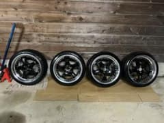 3/31まで【中古】タナベ SSR プロフェッサー 17インチ4穴×4本セットのサムネイル