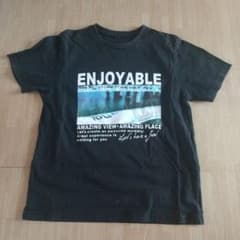 ENJOYABLE グラフィックTシャツ 黒のサムネイル