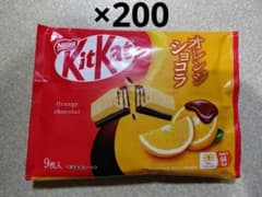 ネスレ　キットカット オレンジショコラ 200袋 ネスレ キットカット オレンジショコラ 200袋 - メルカリ