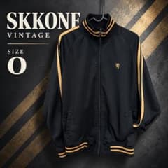 SKKONE VINTAGE ジャージ 黒×ブラウン LLのサムネイル