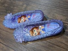 キッズ　キラキラサンダル★ラバーサンダル　ソフィア　18cmのサムネイル