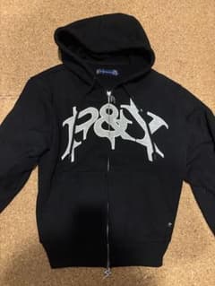 punkandyo zip hoodie ブラック ジップフーディー punkandyo zip hoodie ブラック ジップフーディー - メルカリ