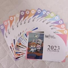 FGO 卓上カレンダー　2023年版　本体（紙）のみ16枚のサムネイル