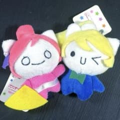 카오모지 고양이 러브라이브!니시키노 마키 아야세 에리 카오 라이브! 이모티콘 봉제인형