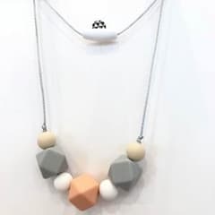 歯固め ネックレス シリコン  ハンドメイド Eのサムネイル