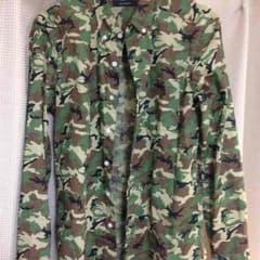 迷彩柄シャツレイジブルーのサムネイル