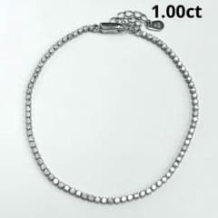 Pt900 ダイヤモンド1ct テニスブレスレットのサムネイル