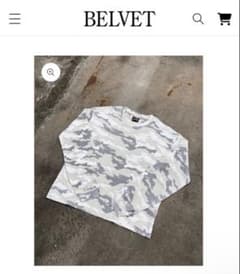 BELVET 迷彩サーマル ホワイト 即完品 - メルカリ