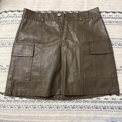 ブラウン タイトスカート ポケット付きのサムネイル