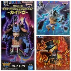 ワンピース ワールドコレクタブル フィギュア ルフィ サボ カイドウ 3種セット