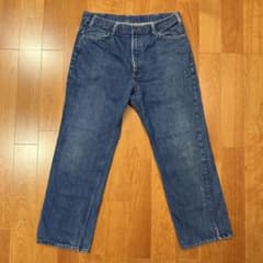 希少Levi’s 519 デニム 70s 66前期 ヴィンテージ 希少 70s 66前期 Levi's 519 w36-38 USA ボタン裏8 - メルカリ