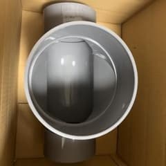 PVC T字管 ST-125-200 125mm グレー 125 ストレート桝のサムネイル