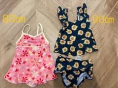 女の子用 水着 2点セット 80cm 90cmのサムネイル