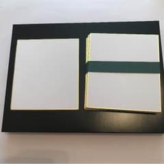 ミニ色紙 無地９枚（未使用品）のサムネイル