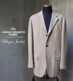 山本寛斎 変形ショートテーラードジャケット モード系90s ヴィンテージ 