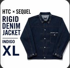 HTC SEQUEL RIGID DENIM JACKET INDIGO XL - メルカリ