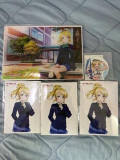 ラブライブ　くじ引き堂 μ’s 絢瀬絵里 ブロマイド　シール　アクリルプレートのサムネイル