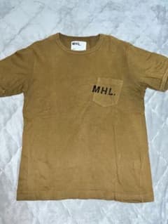 MHL. MARGARET HOWELL ポケットTシャツ Lサイズブラウン半袖のサムネイル