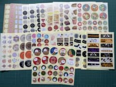 ①100均　丸シール　33枚のサムネイル