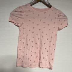 キッズ　さくらんぼ　ラメ　キラキラ　Tシャツ 130cmのサムネイル