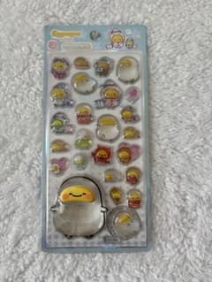 可愛いeggのラメ入りプっクリ立体シールのサムネイル