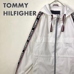 1817 トミー ヒルフィガー ロング ジャケット 袖ライン 白 - メルカリ