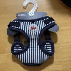 新品 Puppia ハーネス ストライプ ネイビー Sサイズのサムネイル