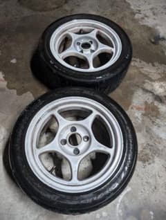 ENKEI rp01 15インチ　2本セット　7j +45 pcd100 4hのサムネイル