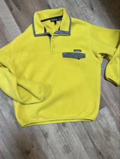 90年代　patagonia Synchilla イエローフリースジャケット　Mのサムネイル