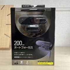 ELECOM ウェブカメラ マイク内蔵 ブラック UCAM-C820ABBKのサムネイル