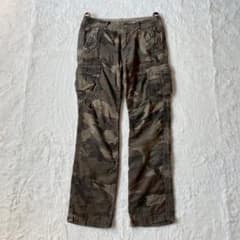 バックナンバー 迷彩 カーゴパンツ カモフラ L コーデュロイ ワーク メンズ