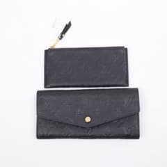 【美品】LOUIS VUITTON ヴィトン 長財布 アンプラント 黒のサムネイル