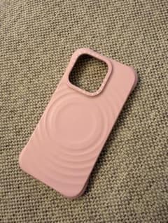 CASETiFY iPhone15pro 웨이브 실리콘 케이스 핑크