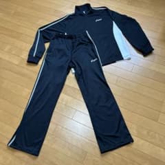 asics アシックス ジャージ 上下セット ブラックのサムネイル