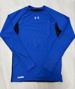UNDER ARMOUR コンプレッションシャツ 長袖 ブルー L