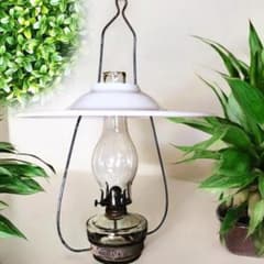 夏季最終値下げ！アンティーク・吊り下げオイルランプ「佐々製 改良