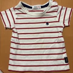 POLO RALPH LAUREN ボーダー Tシャツ ピンク 2Tのサムネイル