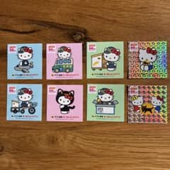ハローキティ ヤマト運輸 50周年記念シール 8枚セット　コンプリートのサムネイル