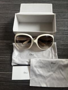 Christian Dior サングラス グロッシー1アイボリー グラデーション