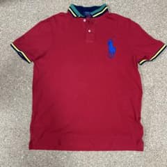 POLO RALPH LAUREN レッド系Mカスタムフィットポロシャツのサムネイル
